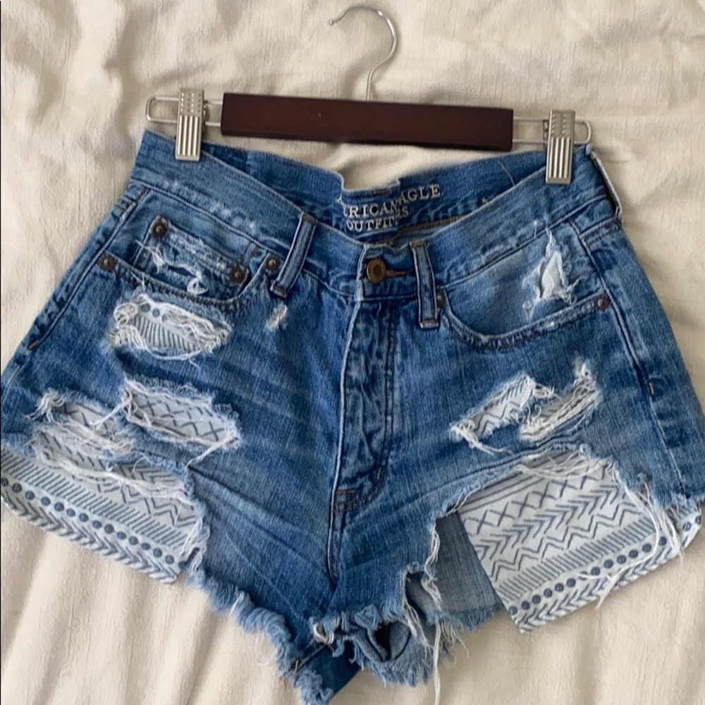 High rise shorts
